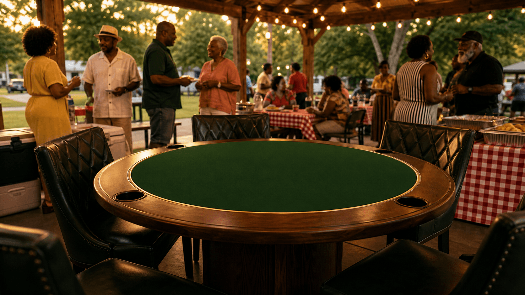 The Family Reunion table theme